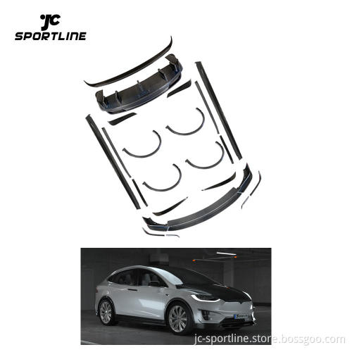 Carbon Fiber Body Bumper Kits for Tesla Model X 2016-2018